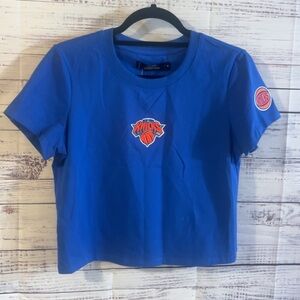 New York Knicks Pro Standard Crop Top Tee